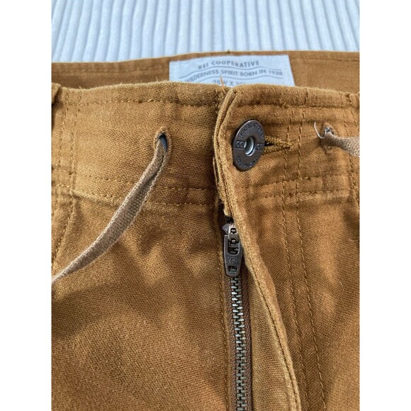 REI Co-op Trailsmith Jogger Pants Men’s 28x30 Brown Double Knee Workwear - Picture 6 of 14